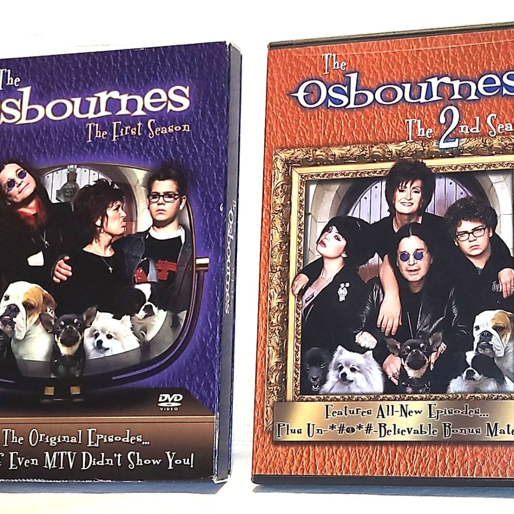 The Osbournes DVD First (Pre-O) Second (New) Seasons Censored &Un Cdn Eng French